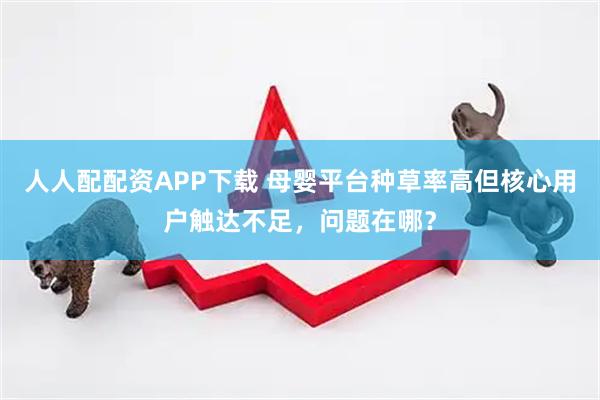 人人配配资APP下载 母婴平台种草率高但核心用户触达不足，问题在哪？